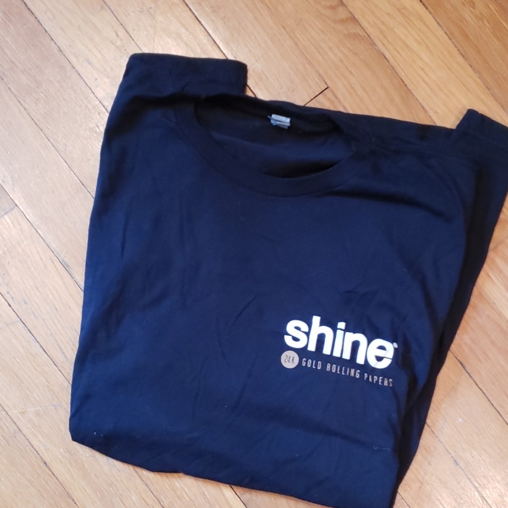 Next Level Apparel Shine Gold Papers Tee